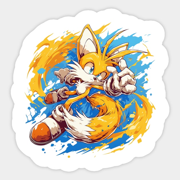 tails Sticker by peterdora